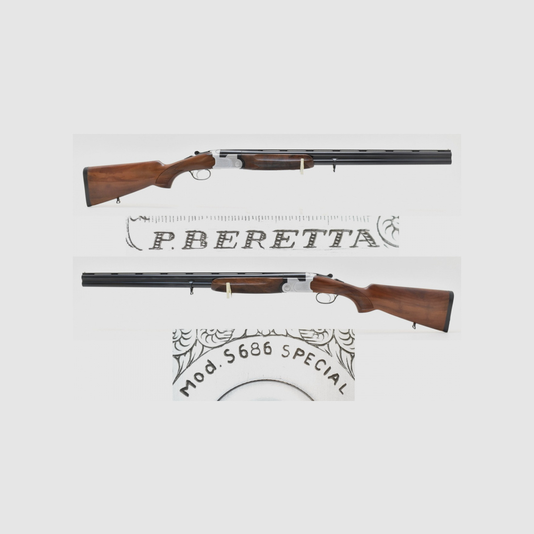 BERETTA Modell 686 " SPECIAL " Bockflinte / BDF im Kaliber 12/76 Mag. mit Einabzug & Ejektor