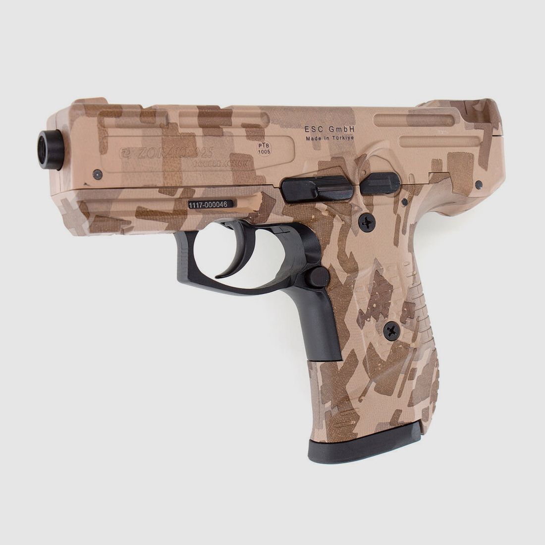 Zoraki	 Zoraki - 925 16/25 Schuss 9 mm P.A.K. camo