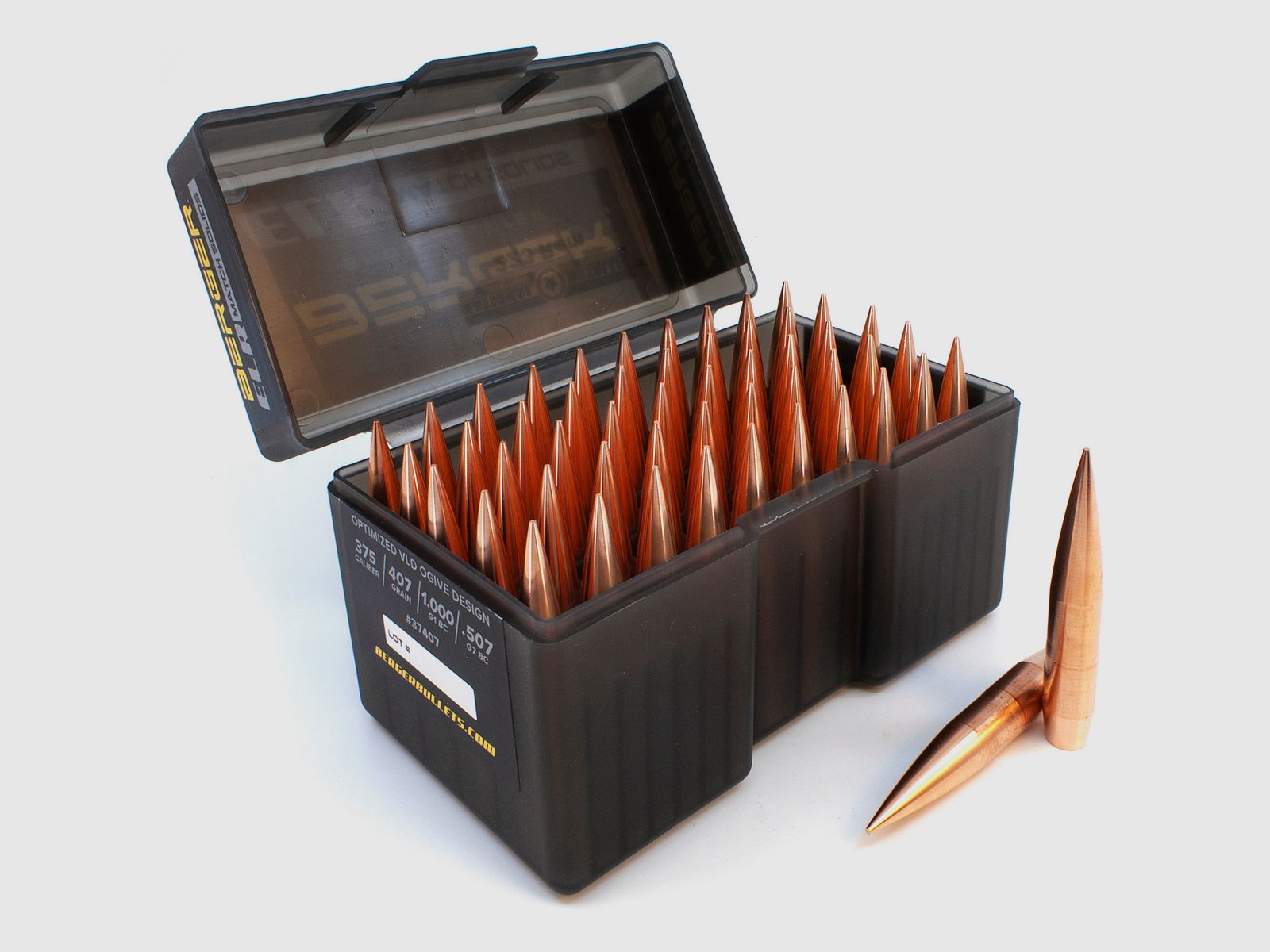Berger Geschoss .375 ELR Match Solid Bullets 407GR 50 Stück