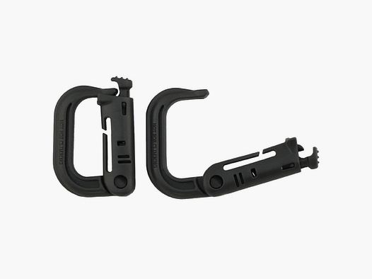 D Karabiner Molle, 2 piezas - Oliva