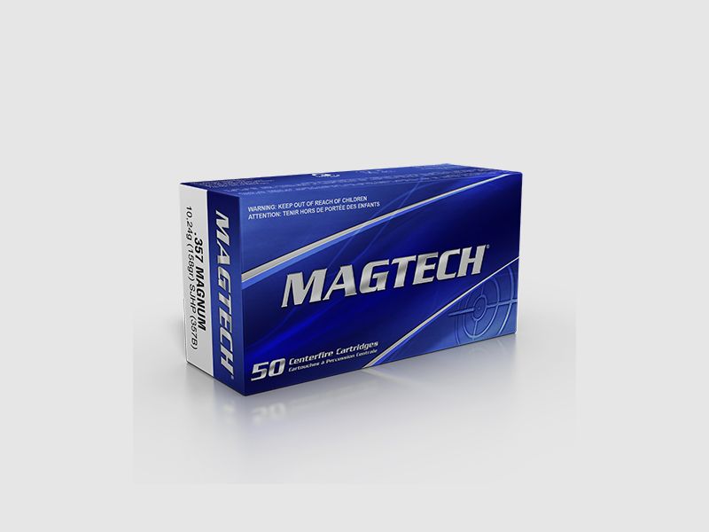 Magtech .357 Mag. 158GR SJHP 50 Patronen