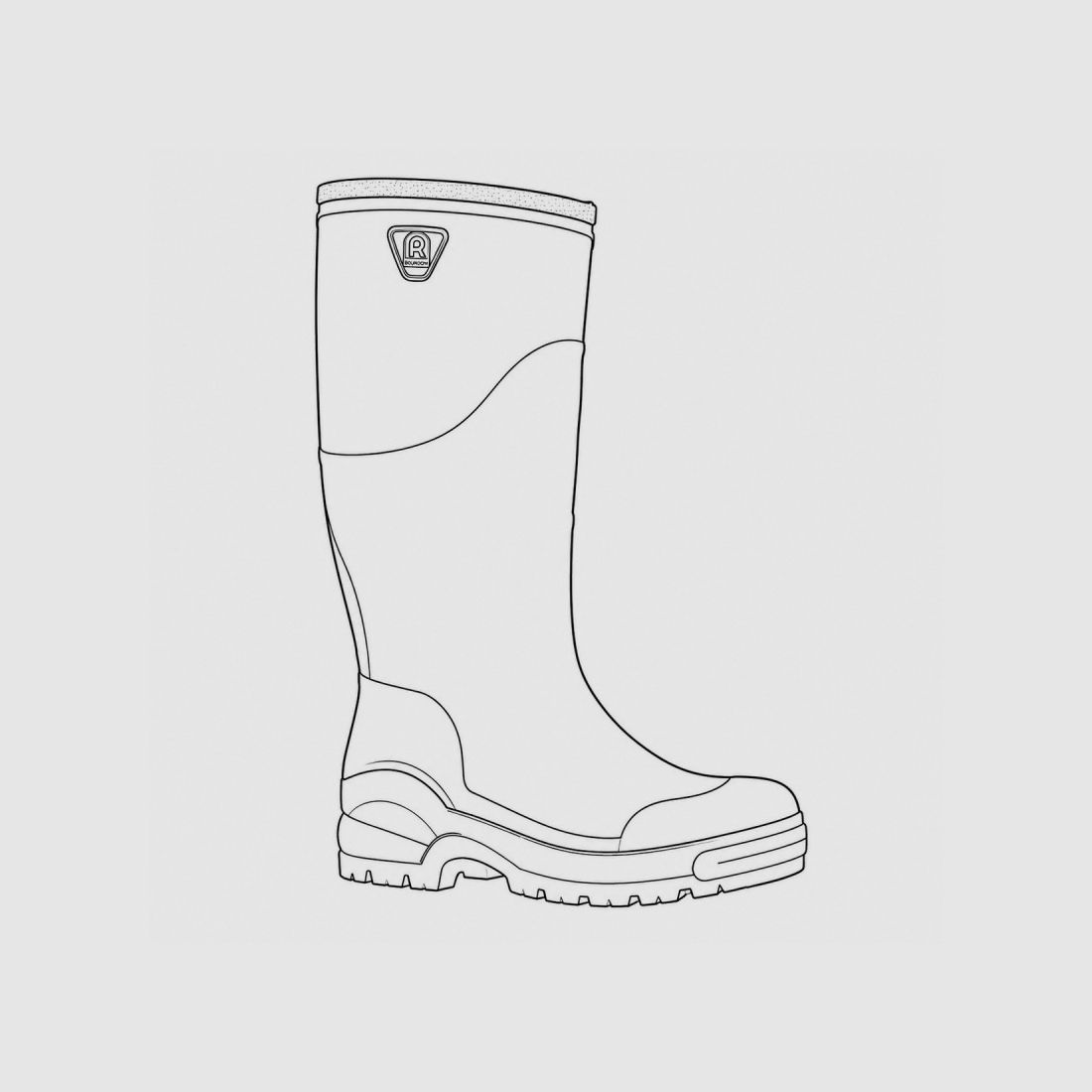 Rouchette Optimum SEBS resistant slurry boots brown, image 16 of 16
