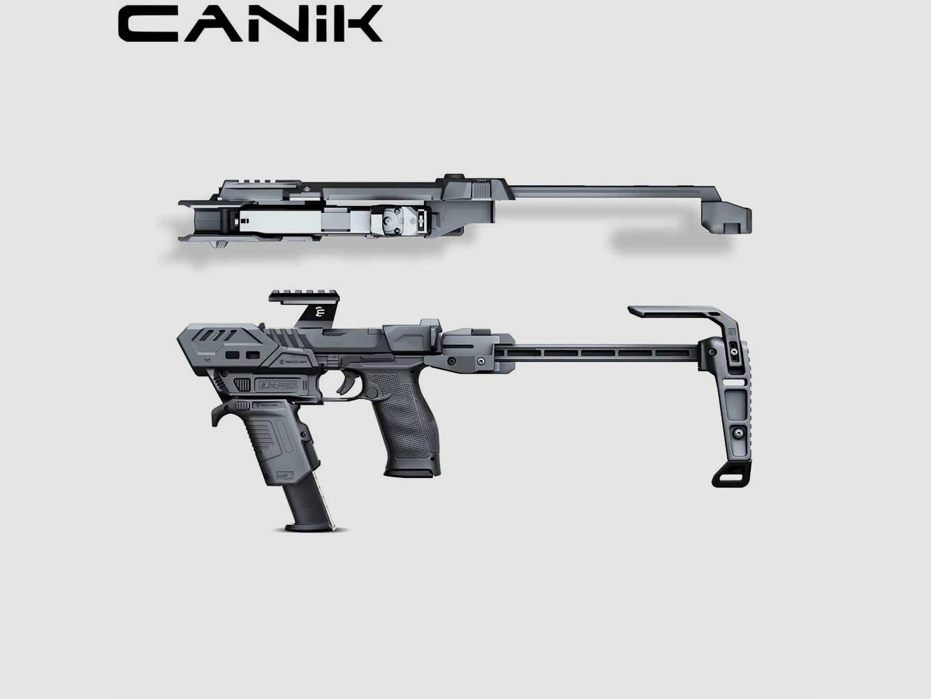 Recover S-PRO Full Kit für Canik TP9 SF Elite, TP9 SF Elite S & Mete SF, Black