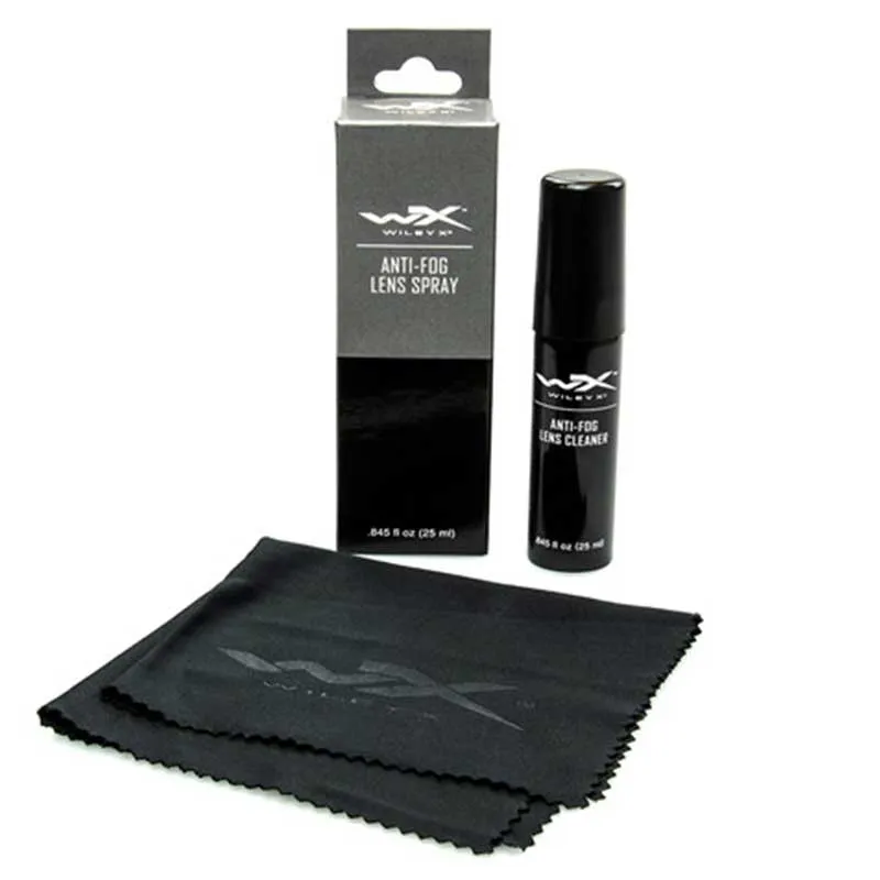 Płyn Wiley X Anti-Fog Lens Cleaner Butelka 25 ml ze ściereczką czyszczącą - A435