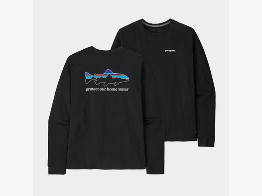 Patagonia M’S L/S Home Water Trout Responsibili-Tee
