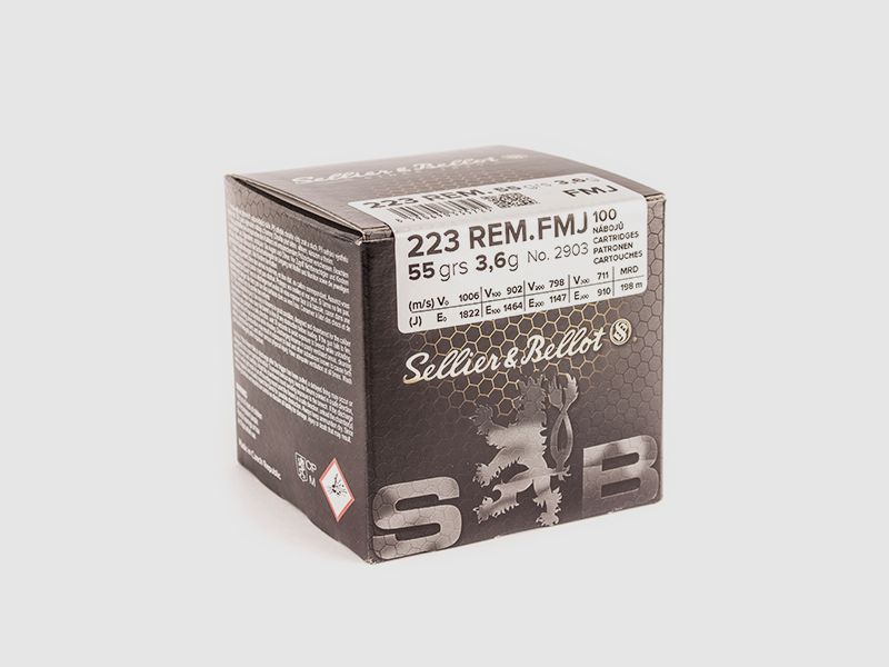 Sellier & Bellot 223 Remington volmantel 55 gr