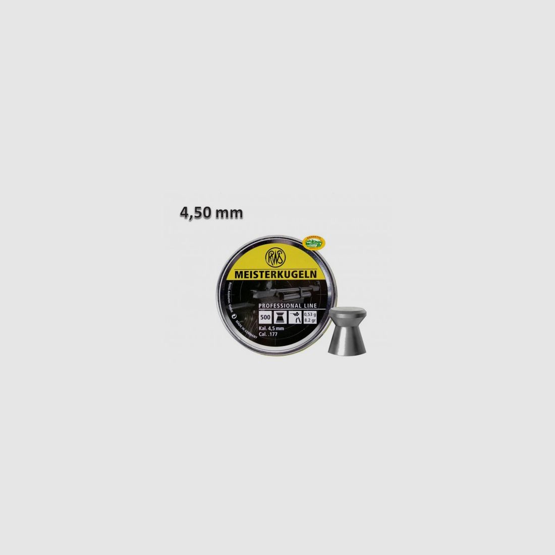 RWS Meisterkugeln cal. 4,50mm 0,53gr