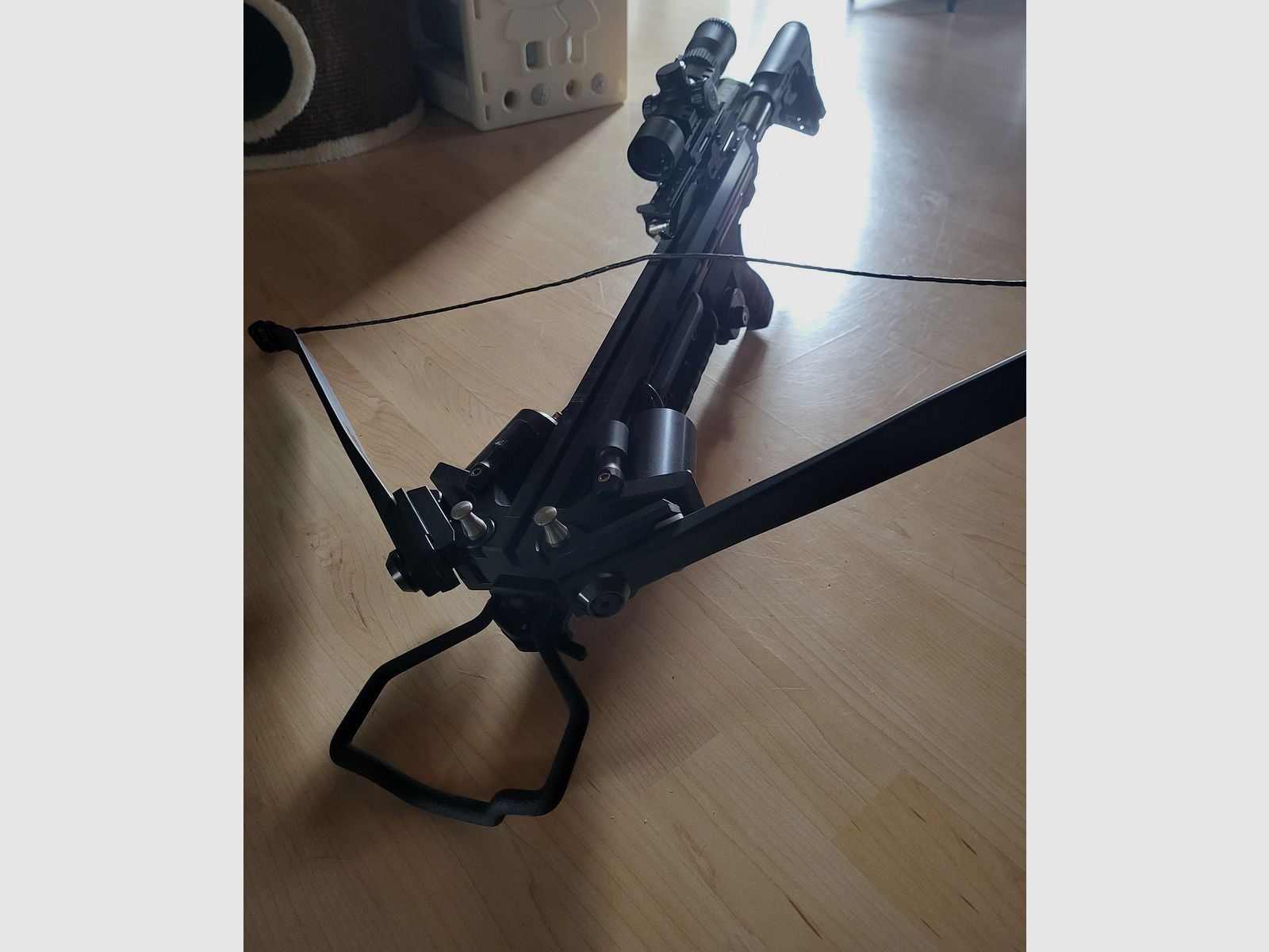 Steambow ONYX – PowerUnit | Selbstspannende Armbrust | inkl. Ersatzsehne & Köcher 