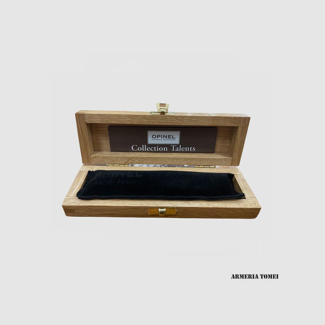 Messer – Opinel – Luxusausgabe VRI N.8 Inox Griff Horn Schwarz, Bild 2 von 2