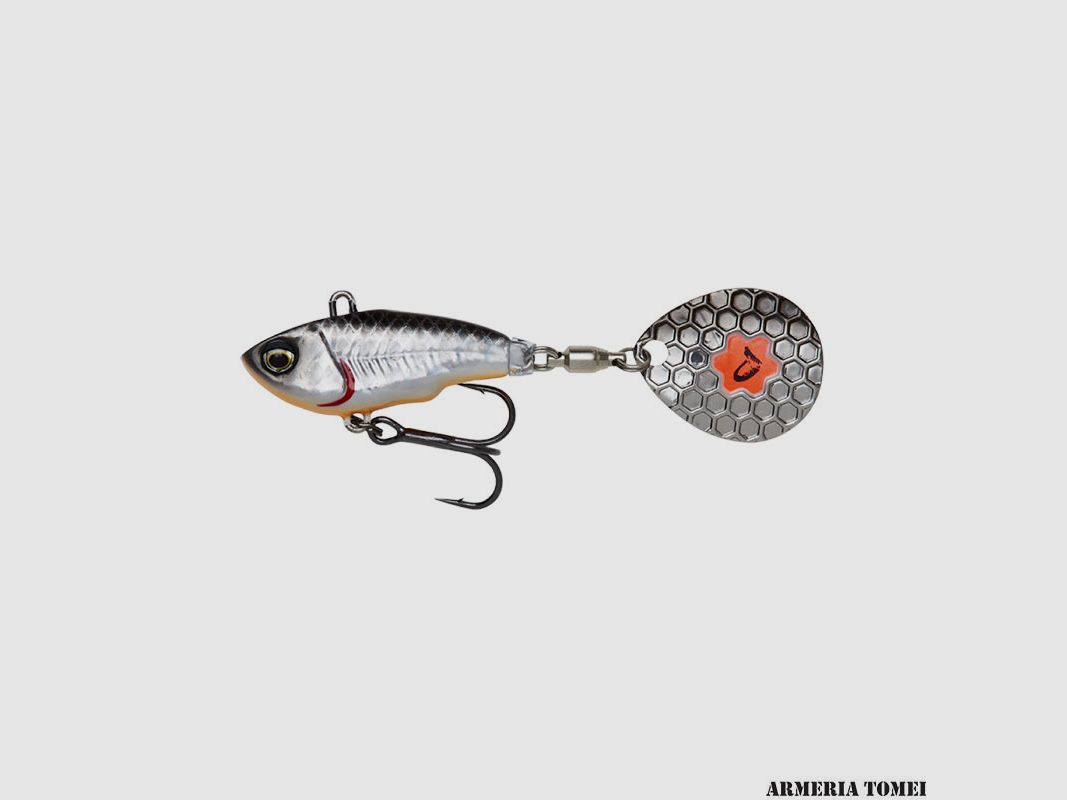 SAVAGE GEAR – FAT TAIL SPIN 5.5cm/9g Sinking DIRTY SILVER