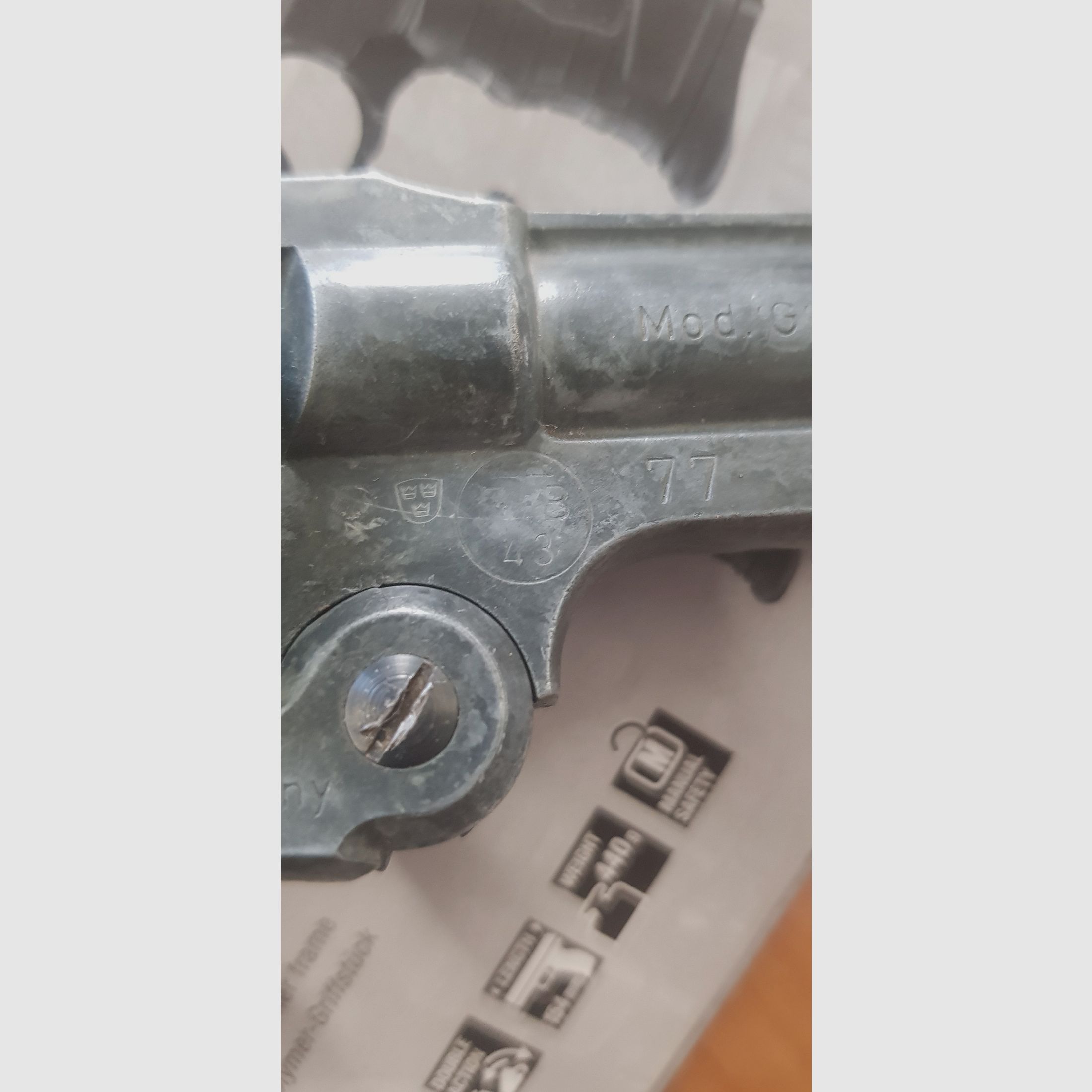 Mayer & Söhne SRS Kipplauf Revolver Perfecta Mod. 2000  im cal. 9mm RK  aus dem Jahr 1977
