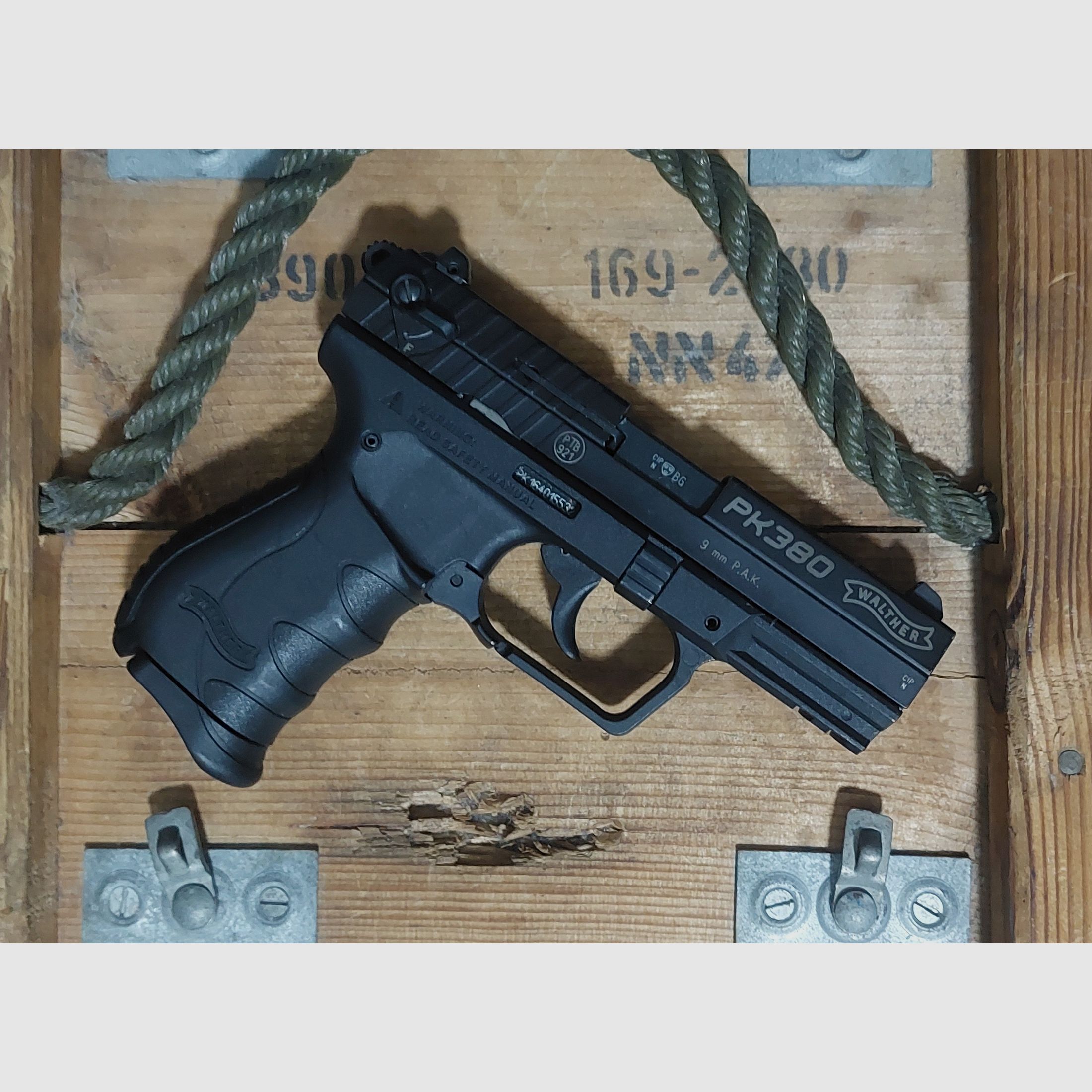 Walther PK380 (PTB 921) 9 mm P.A.K PK 380