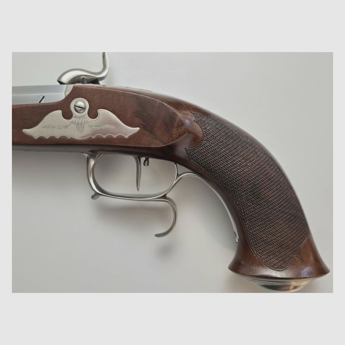 Pistolet à percussion arrière Davide Pedersoli Le Page Target .36 – comme neuf