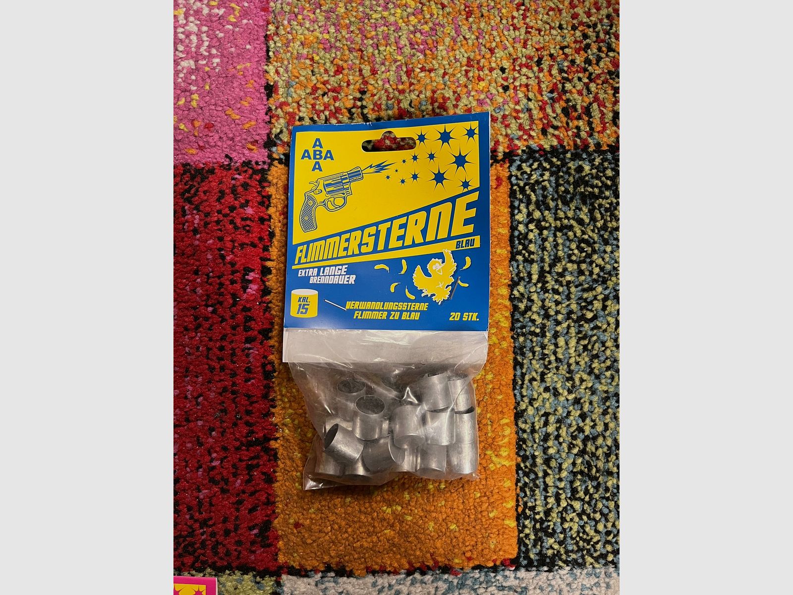 15mm Pyromunition ABA Flimmersterne Blu