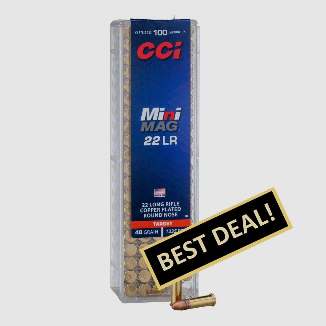CCI .22 lfb. Mini Mag. 2,6g/40grs.