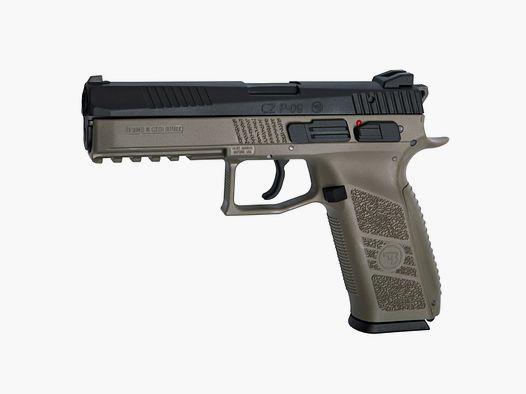 CZ P-09 glissière en métal avec mallette FDE bicolore 6mm - Airsoft gaz blowback