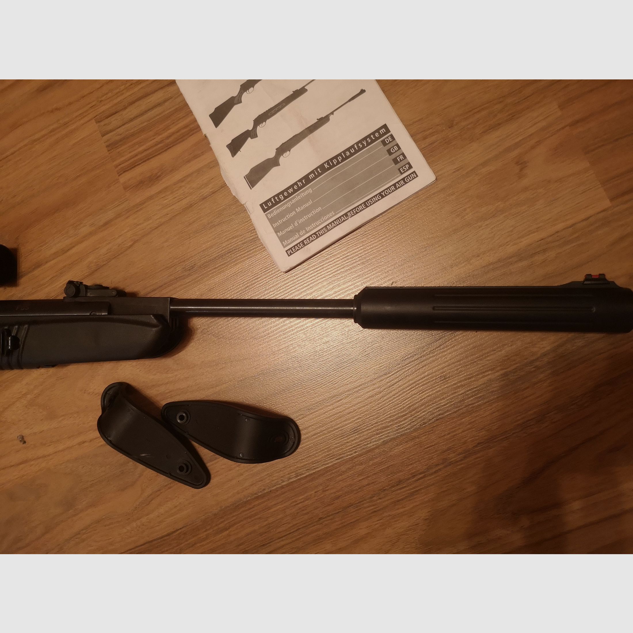 Mercury 85XTac Kipplauf Luftgewehr Set 4,5mm Diabolos inkl. 3-9x32 Zielfernrohr Tasche