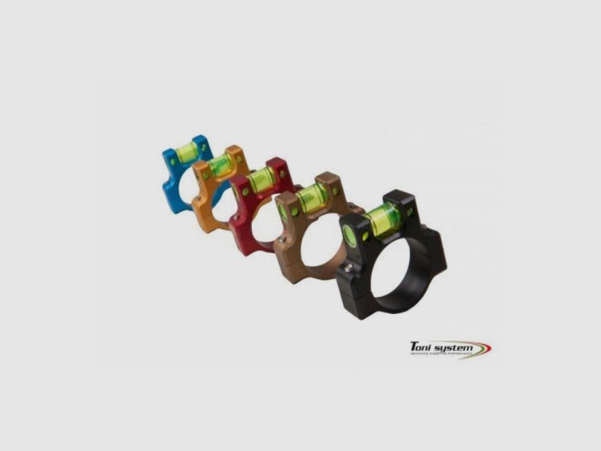TONI SYSTEM L34 Poziomica optyczna, średnica rury 34mm, Kolor: Pomarańczowy