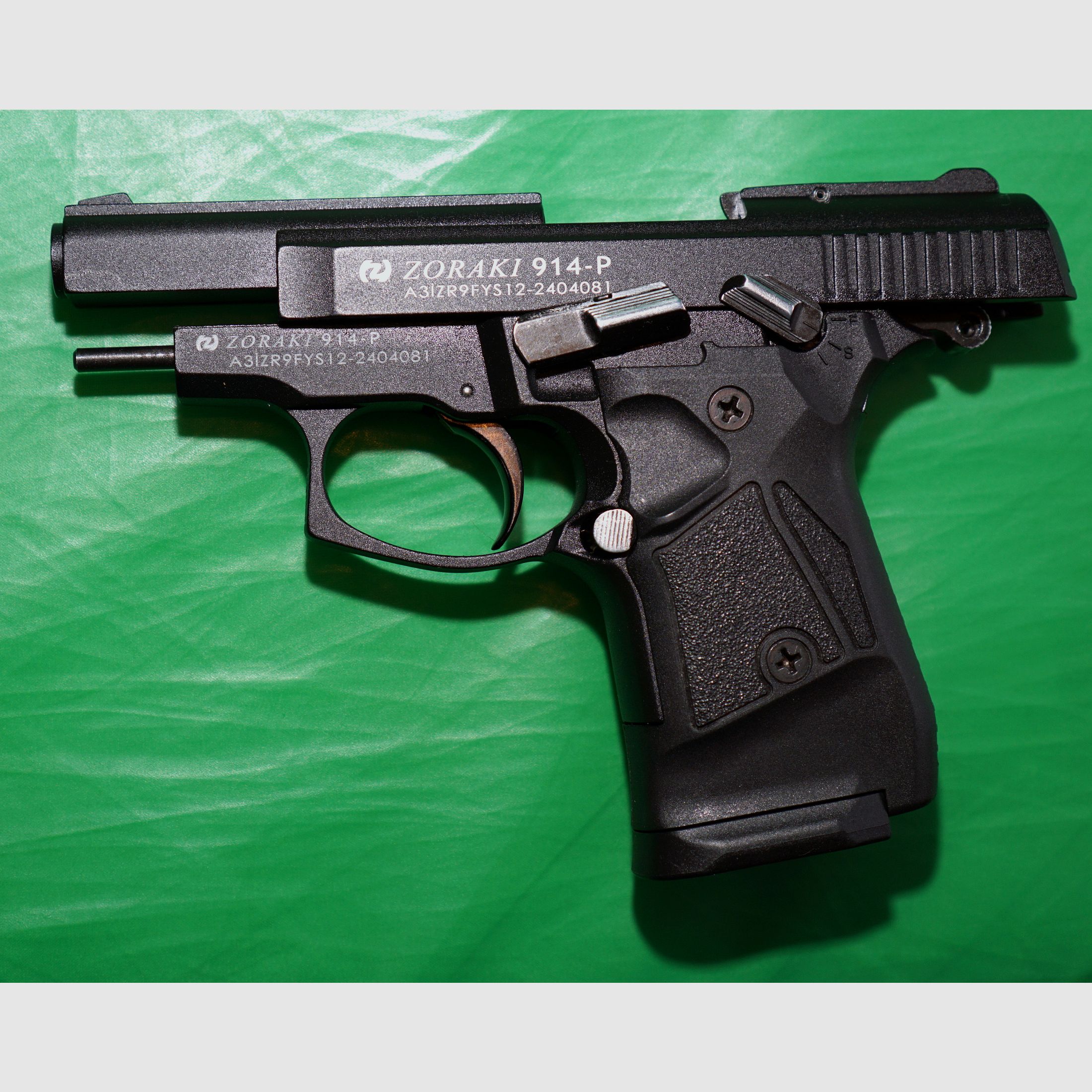 Zoraki 914-P brüniert Schreckschuss Pistole 9mm P.A.K. PTB (1070) neu!