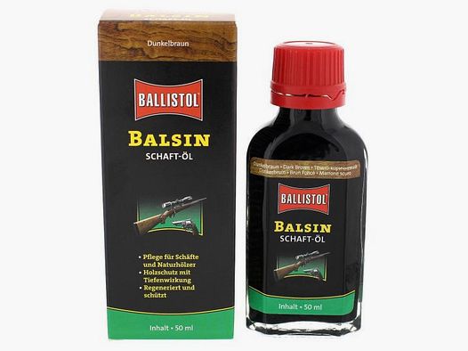 BALLISTOL BALSIN SCHAFTÖL 50 ML - DUNKELBRAUN