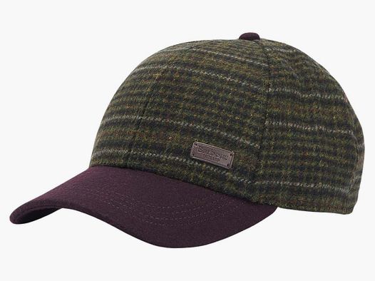 Barbour Cap Clyde Brown/ Olive plaid