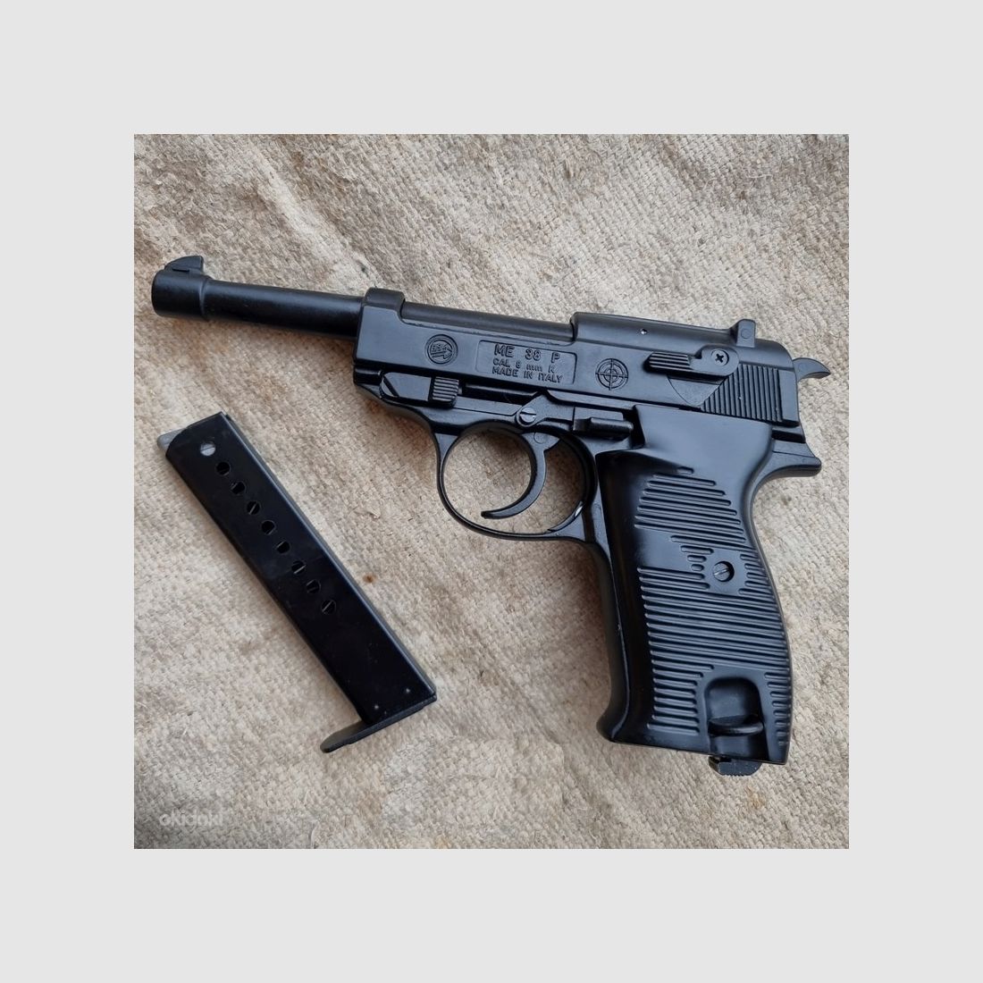 BRUNI ME 38P 8mm P.A.K. pistolet alarmowy - Walther P38 replika