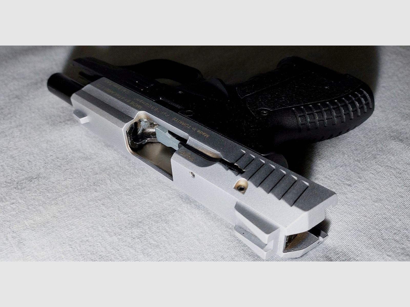 Zoraki M 906 Titan pistola de fogueo 9 mm P.A.K. PTB 1012 – con maletín, imagen 7 de 8