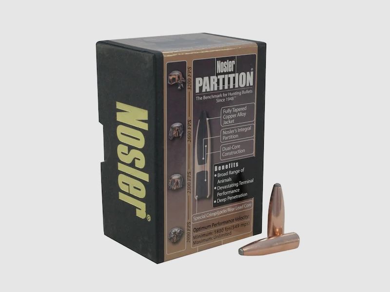 Nosler Geschoss Partition .30/.308 180GR PPT 50 Stück