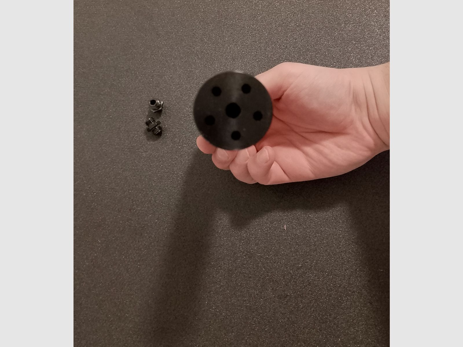 VK Shoxx silenziatore per pistola a salve 9mm P.A.K. Nero
