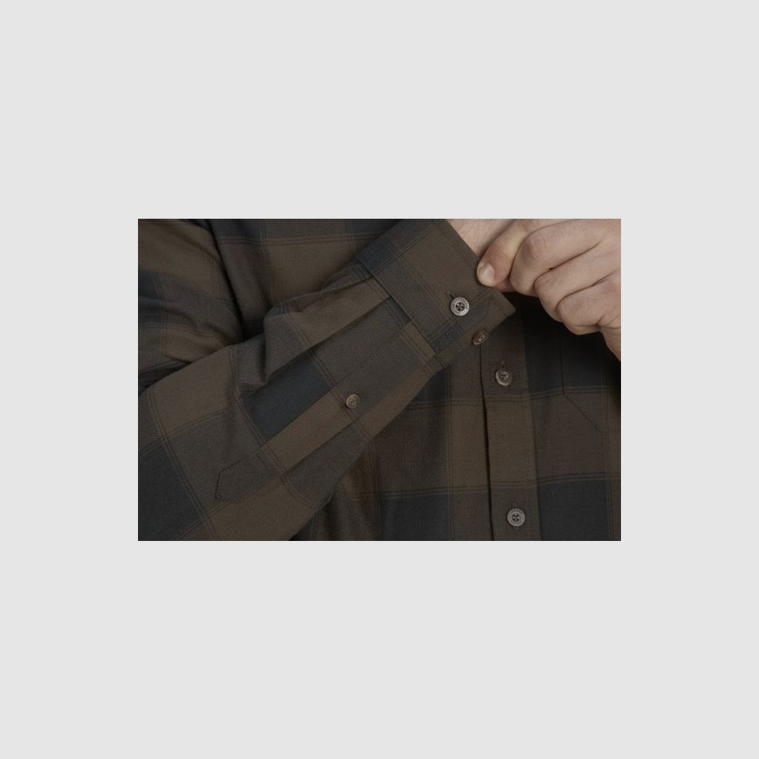 Koszula myśliwska Seeland Highseat Shirt, Hunter Brown (140210164), zdjęcie 4 z 5