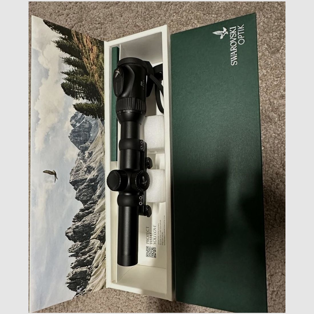 Telescopio Swarovski Z8i 1-8x24 con montaggio Blaser