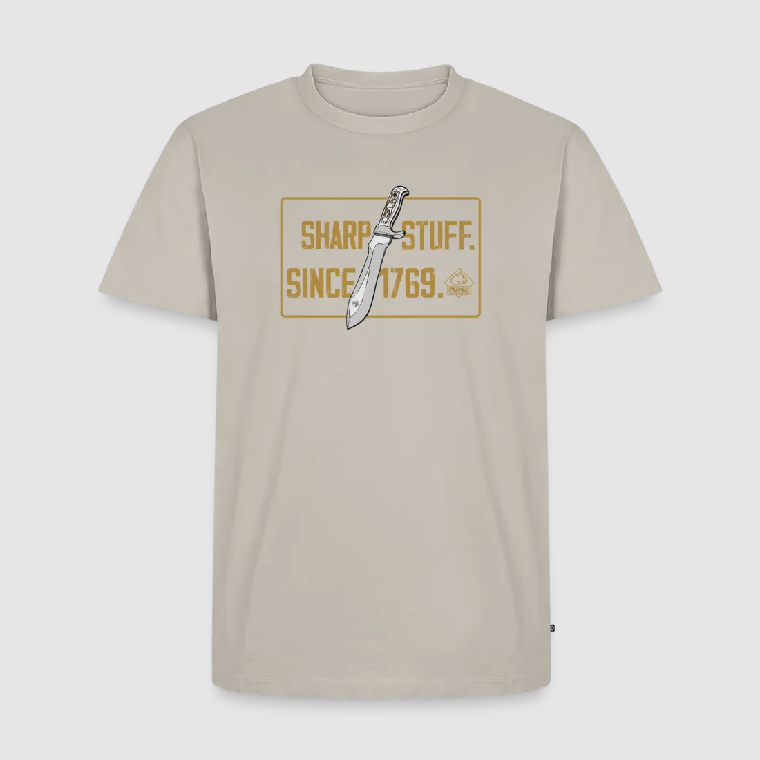 PUMA Męska Premium Koszulka "Sharp stuff since 1769 Gold", zdjęcie 7 z 31