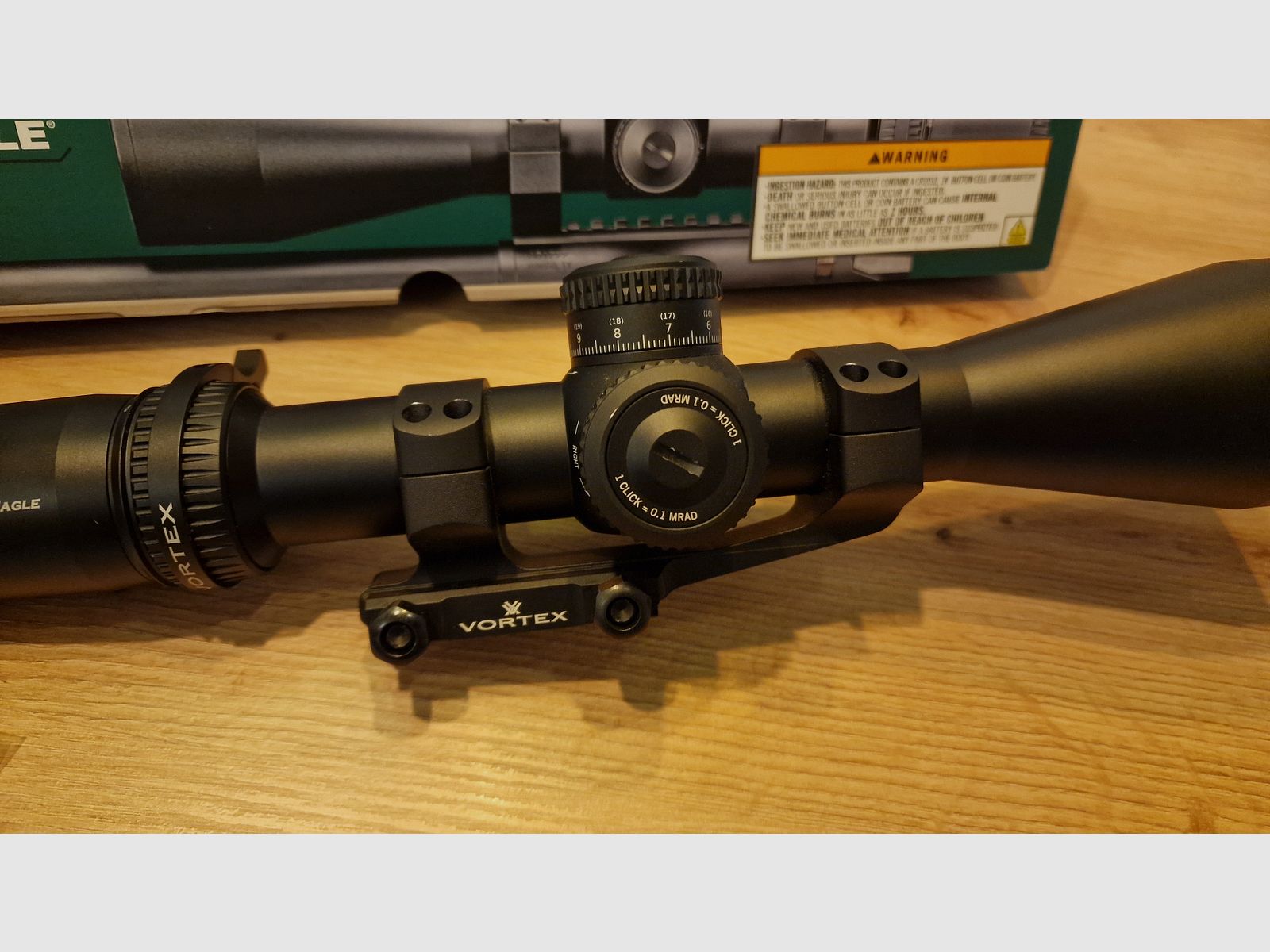 *GARANTIE* Vortex Strike Eagle 5-25x56 FFP MRAD inclusief Vortex Pro Mount