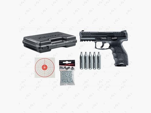 Pack pistolet CO2 HK VP9 Calibre 4,50 mm BB’s