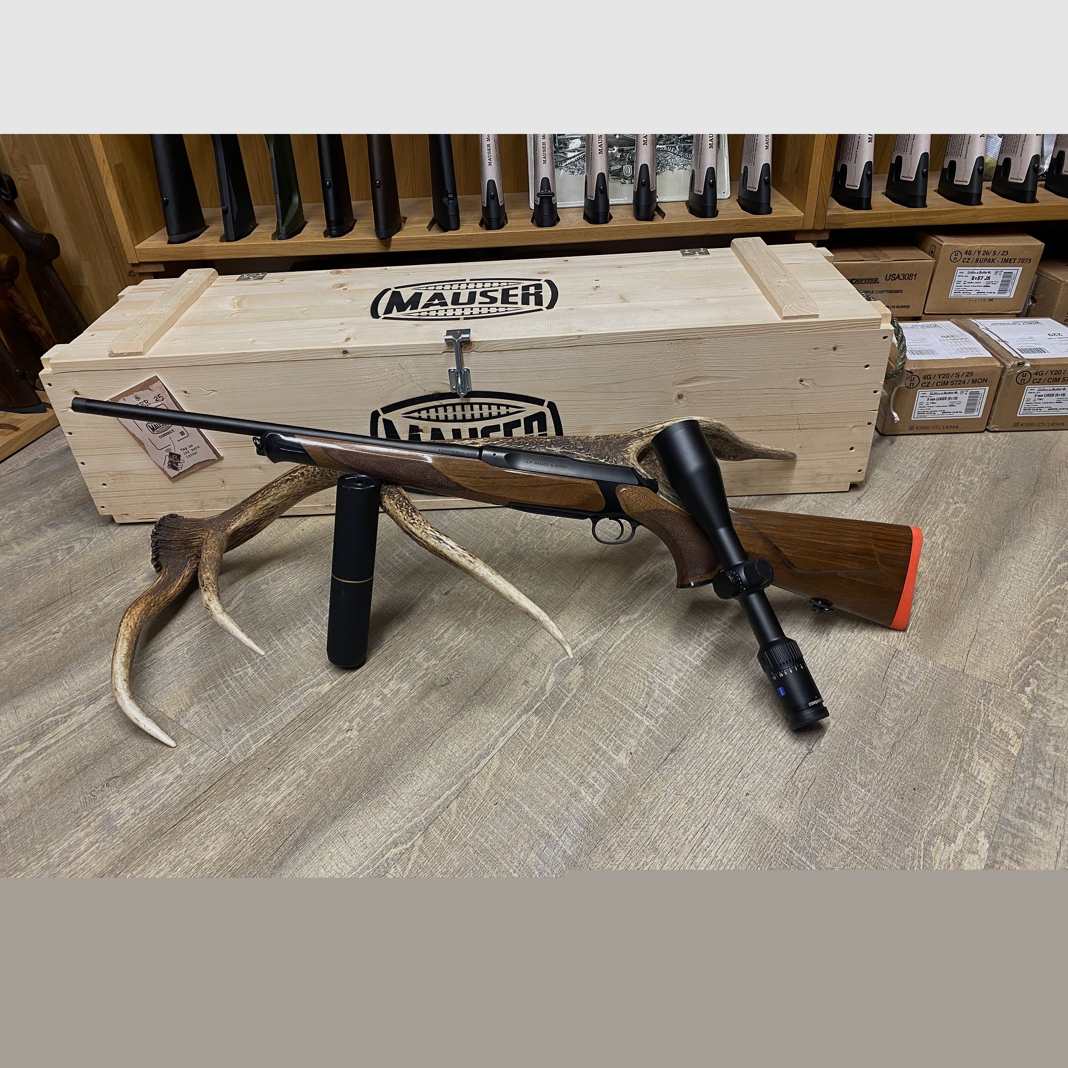 Sauer 505 Ergo Lux, con Zeiss Conquest V4 3-12x56