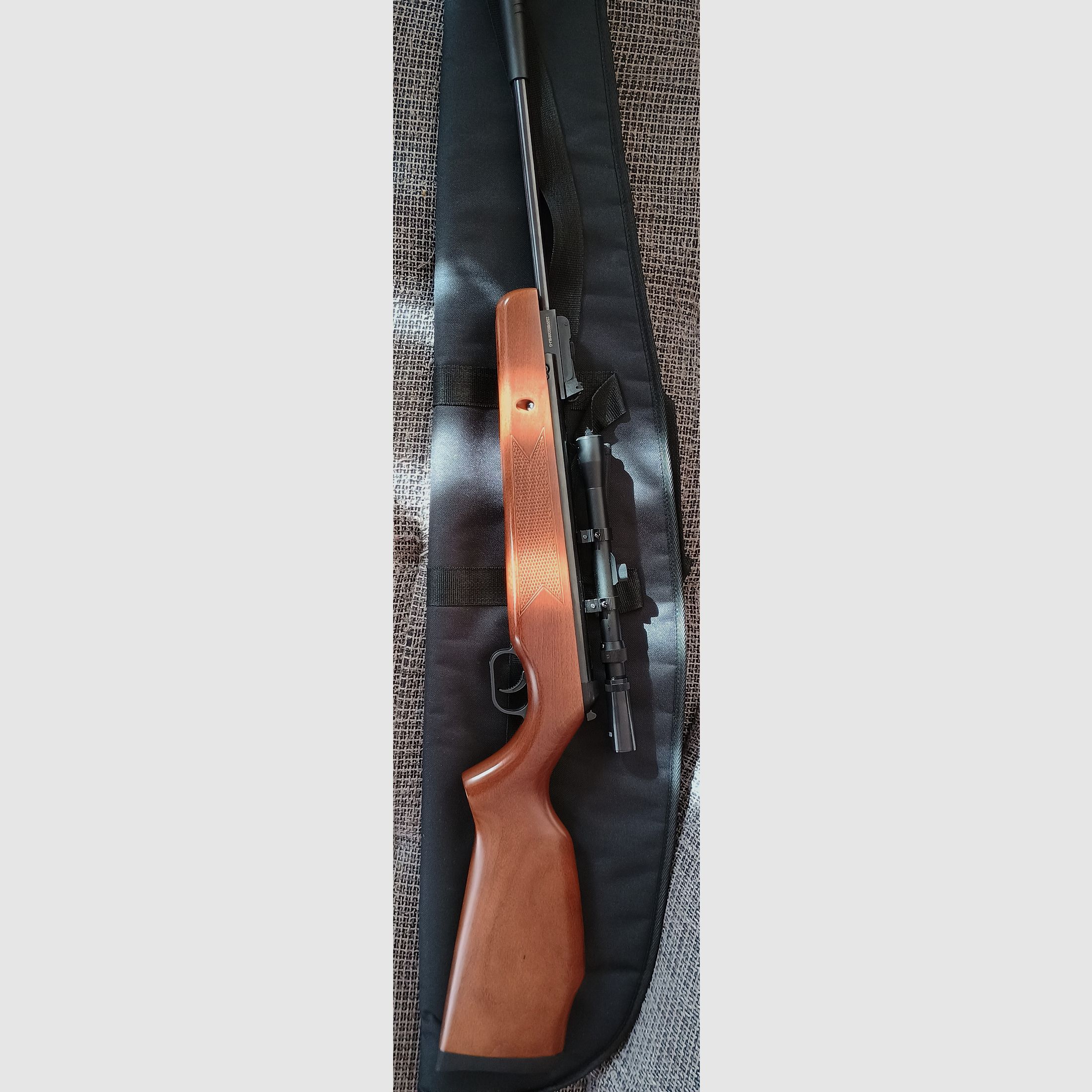 Luftgewehr mit Zoom-Zielfernrohr