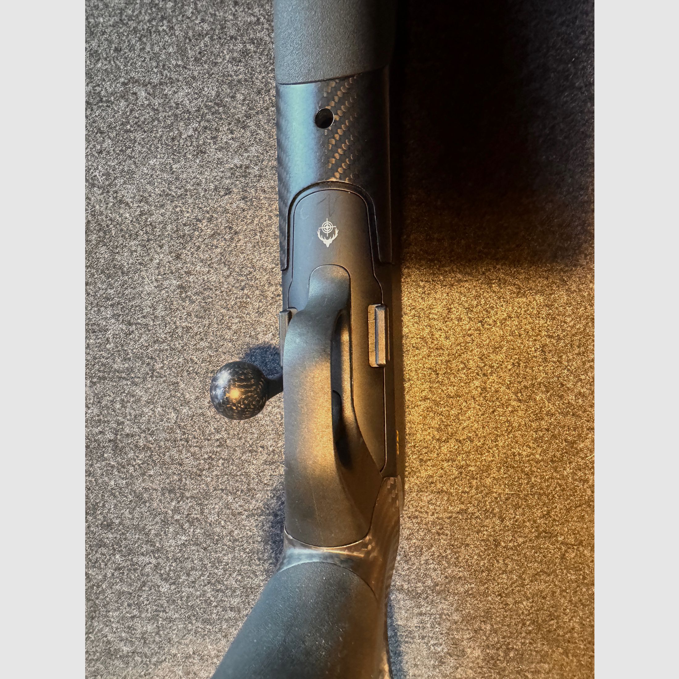 Blaser R8 Ultimate Carbon, .270win, Atzl Jagdmatchabzug, Mündungsgewinde M1x15, verstellbare Schaftbacke, Carbon Kammergriffkugel