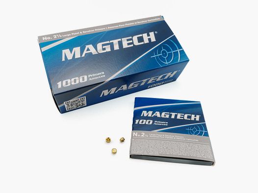 MAGTECH Primer / Zündhütchen - Large Pistol & Revolver 2½ - 5.000 Stück