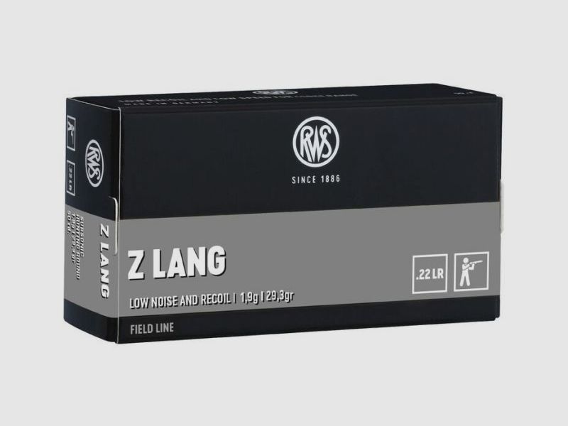 RWS .22 Z LONG - 50 cartuchos