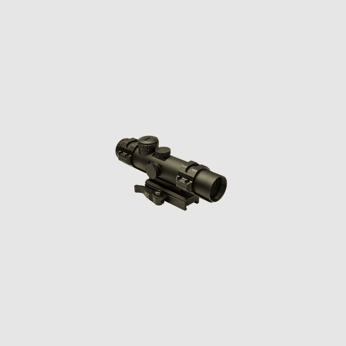Nc Star 4X32 Zielfernrohr mit Schnellspannmontage auf 21mm Schiene und Montage auf Griffträger, Bild 5 von 5