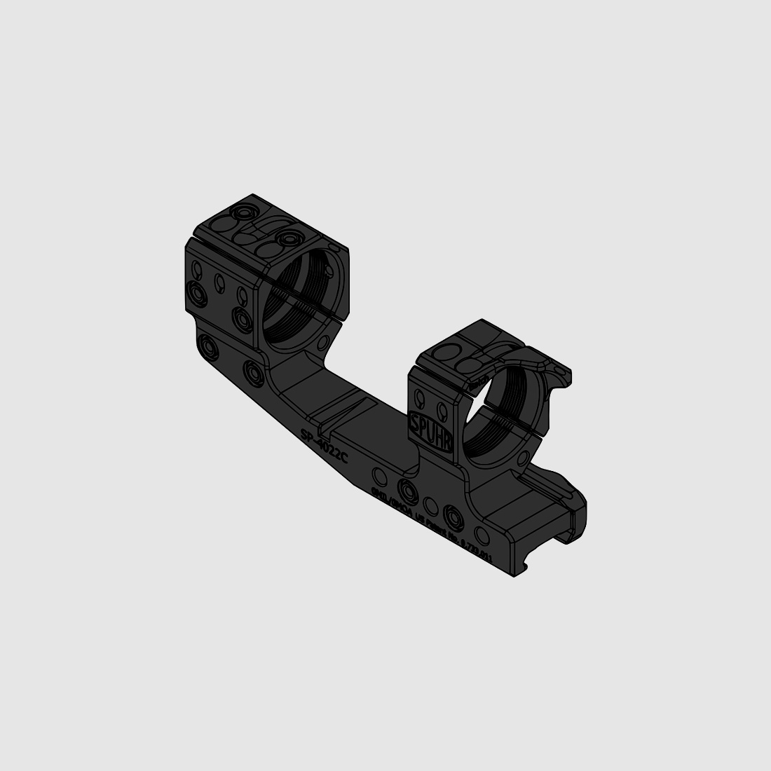 Spuhr Block Mount 34 Gen3 H 38 / 21 mm OMIL PIC Cantilever