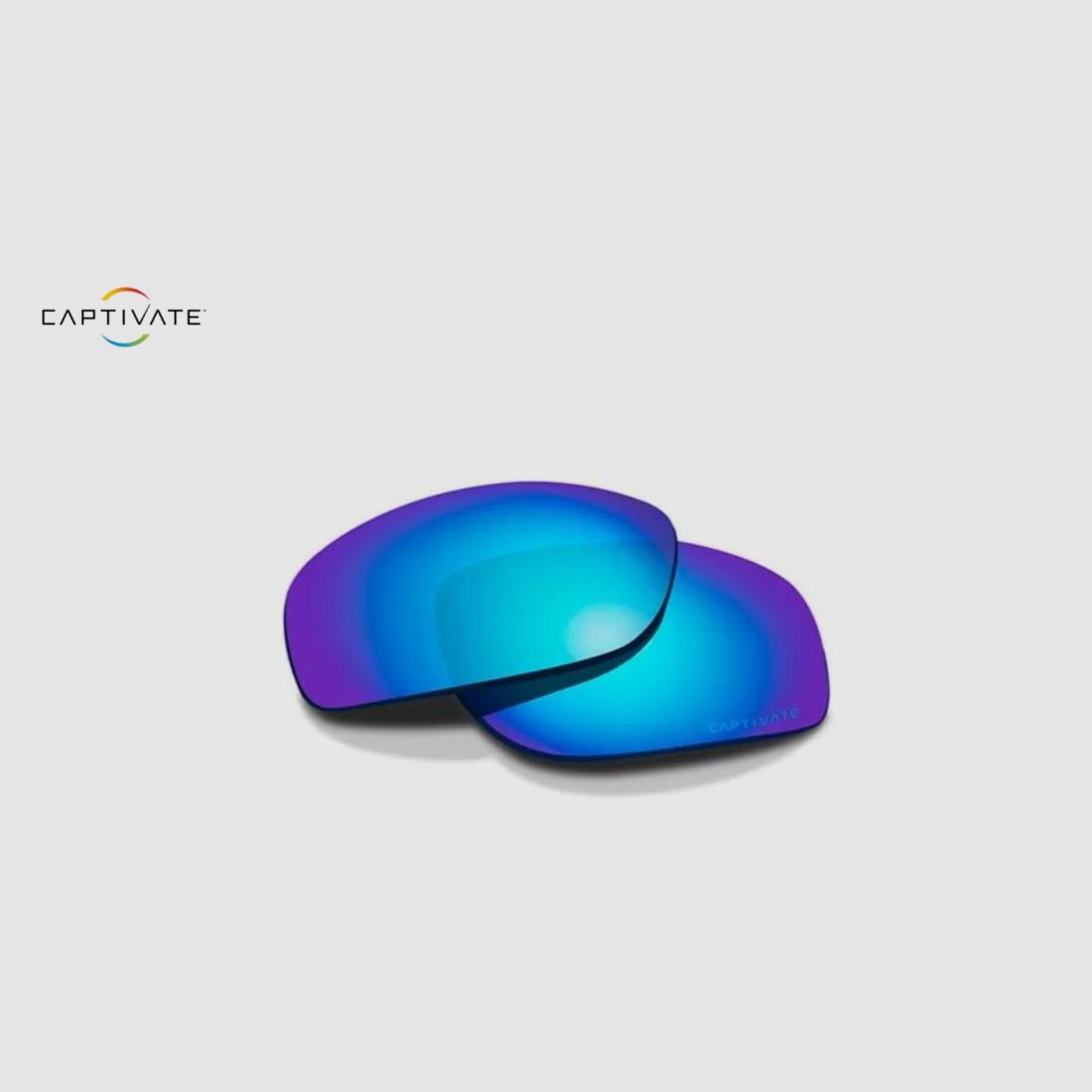 Verres pour lunettes Wiley X Peak en CAPTIVATE™ Polarized Blue Mirror ACPEAPBM