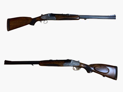 Double rifle Merkel 8x75RS with 2x Schmidt & Bender scopes