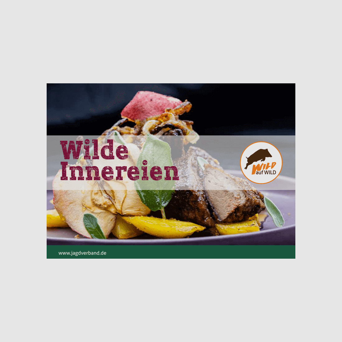 Rezeptbroschüre "Wilde Innereien" (Wild auf Wild)