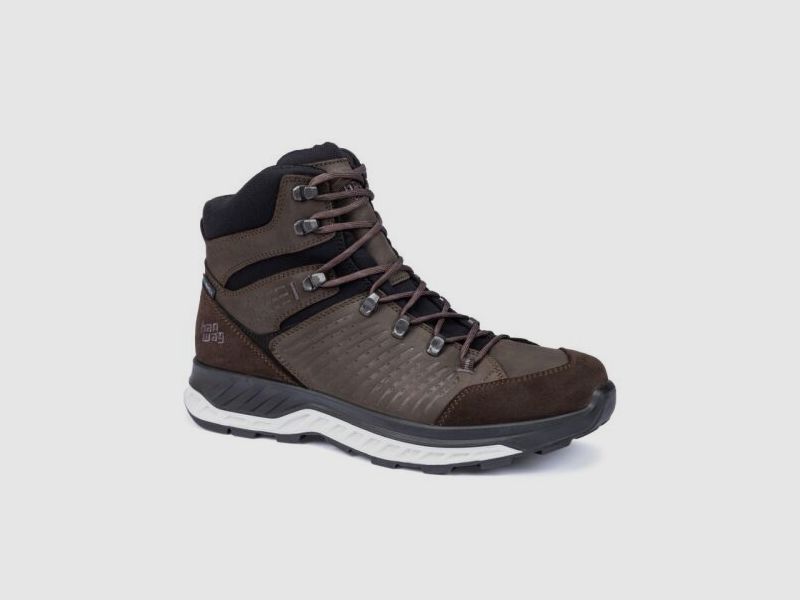 Han Wag Herren Schuh Bluecliff ES Mocca/Black 9 UK - 43 EU