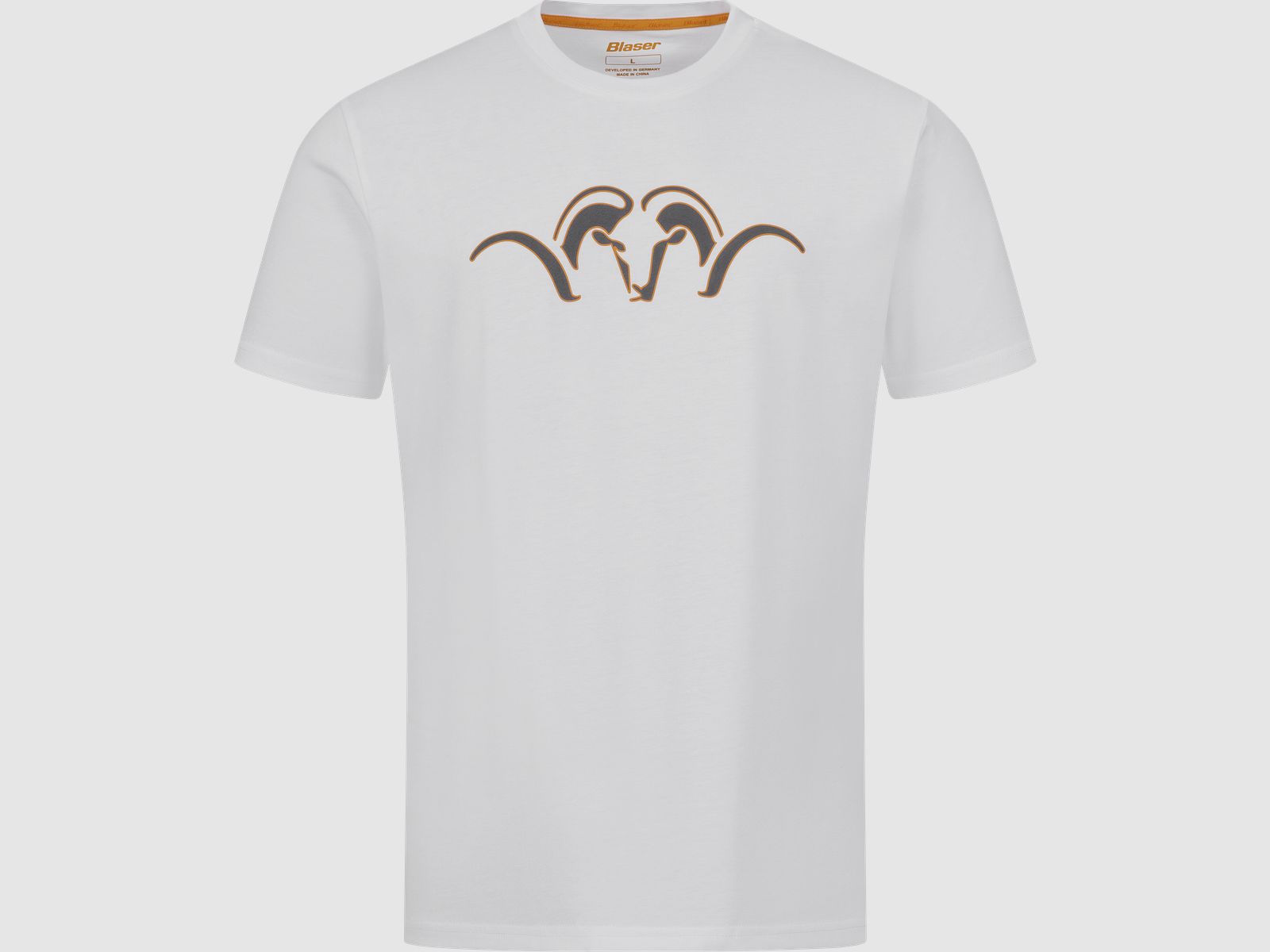 Herren Outline T-Shirt 26 Argali Weiß L