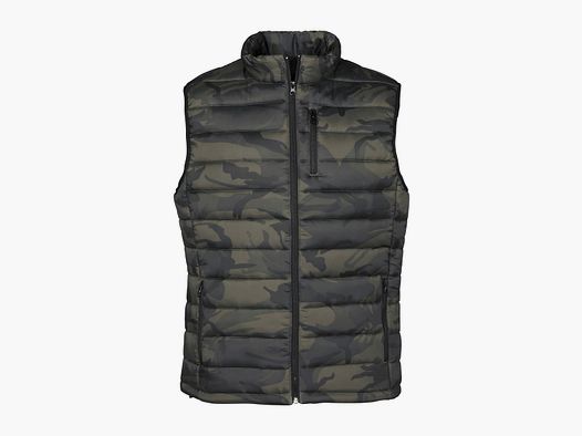 Percussion Steppweste Camo Trek Camo Khaki