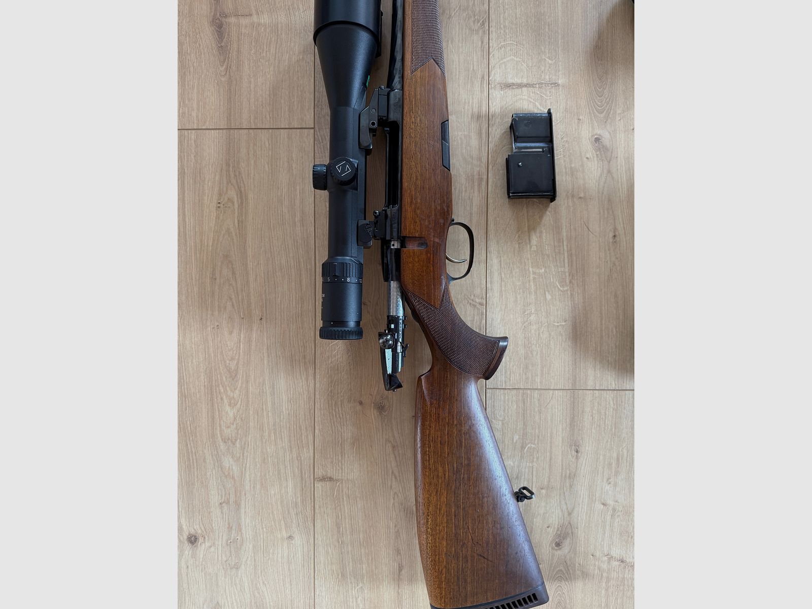 Steyr Mannlicher Luxus Kal. .30-06 Spr. Zeiss Diavari ZM 3-12x56 T* Schwenkmontage Repetierer