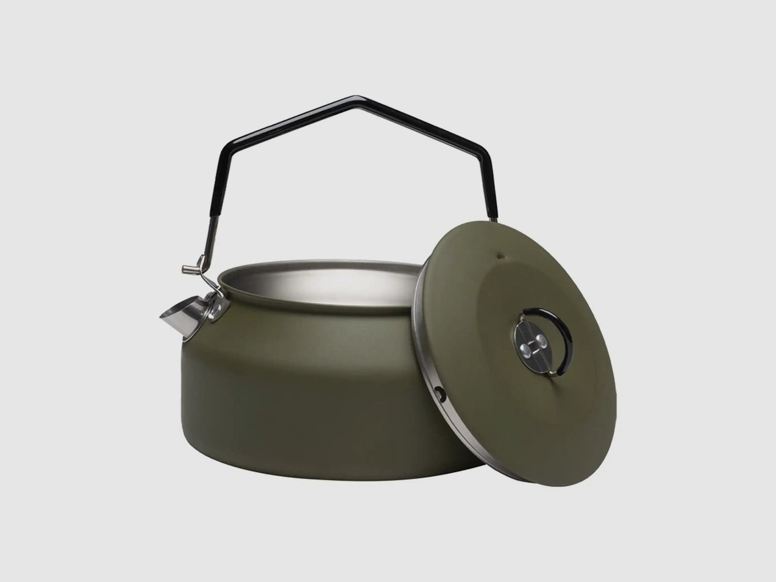 Mil-Tec Mil-Tec Edelstahl Teekessel 1.0 L - Oliv