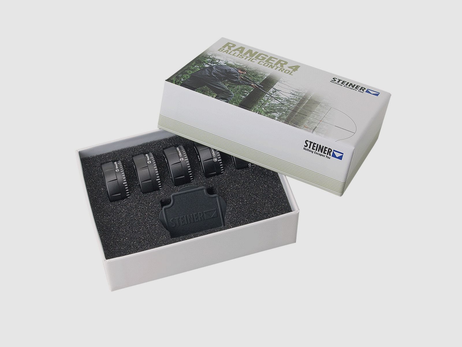 Ballistic Control Set 4 Ballistic-Kappen + Schraubendr